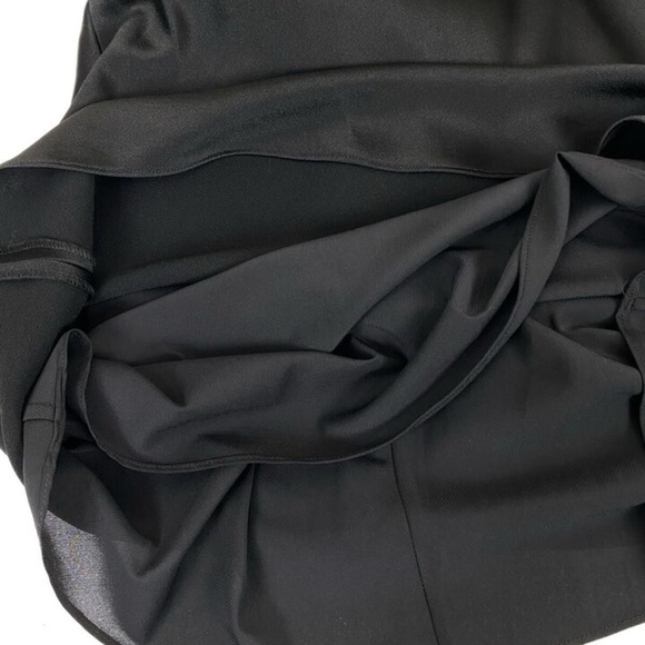 Alice + Olivia Dress Mini Slip Harmony Black Cowl Neck Sleeveless - Picture 11 of 11